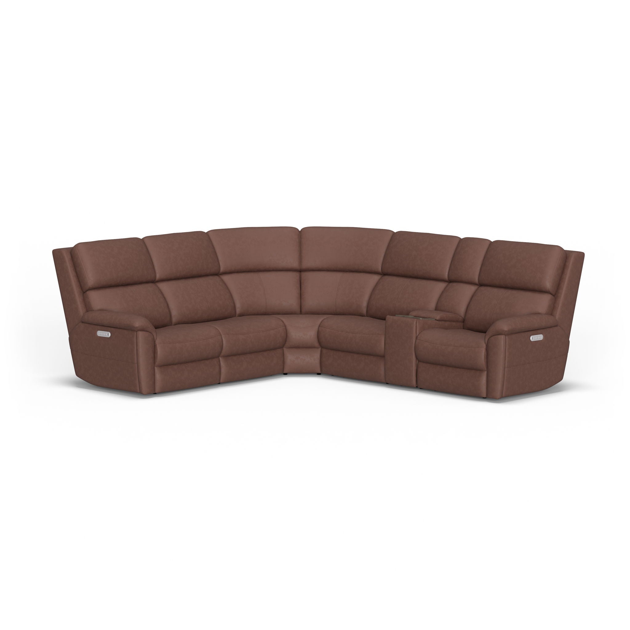 Porter Leather Reclining Sectional