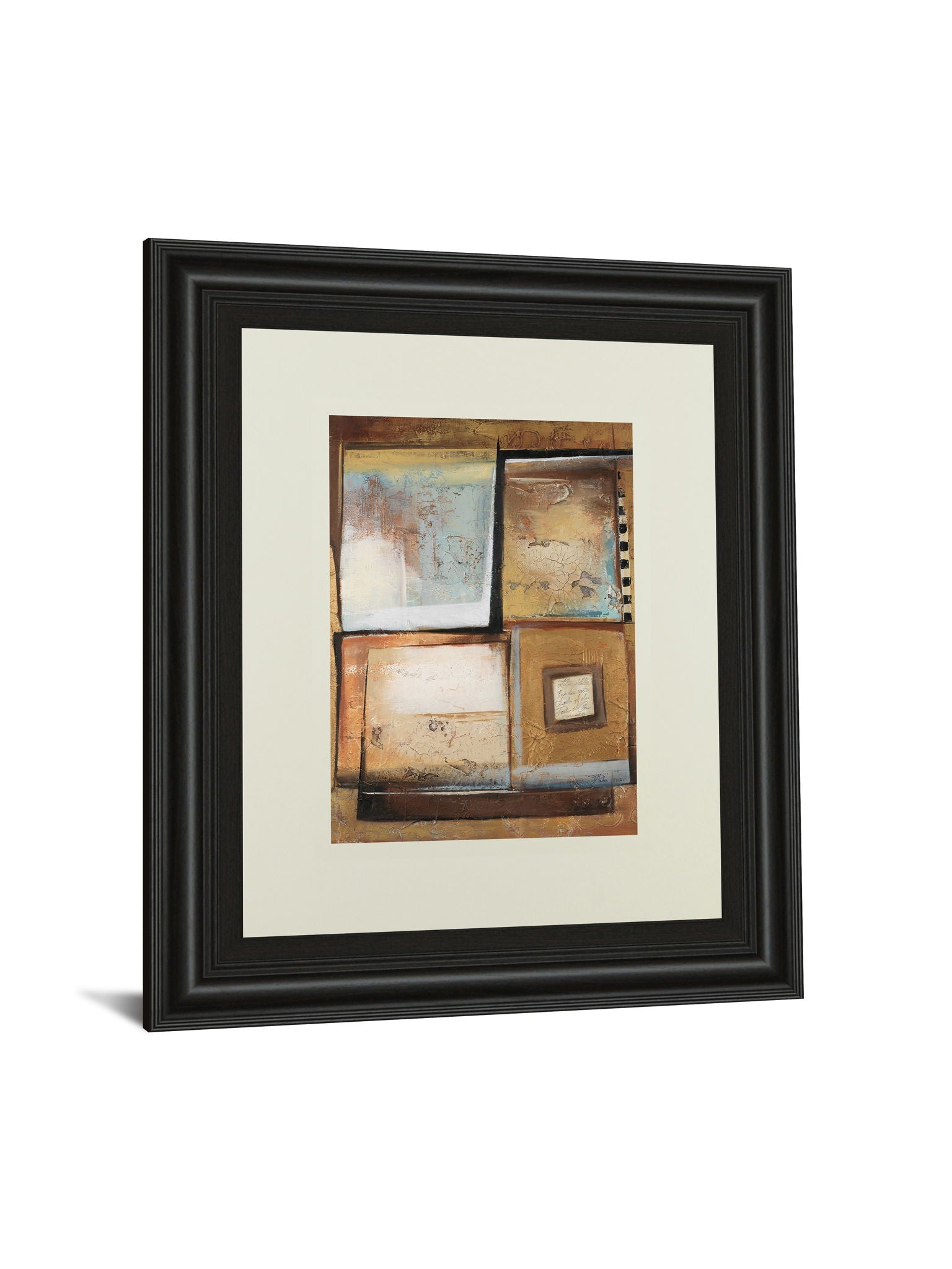 Abstract Il By Patricia Pinto - Framed Print Wall Art - Beige
