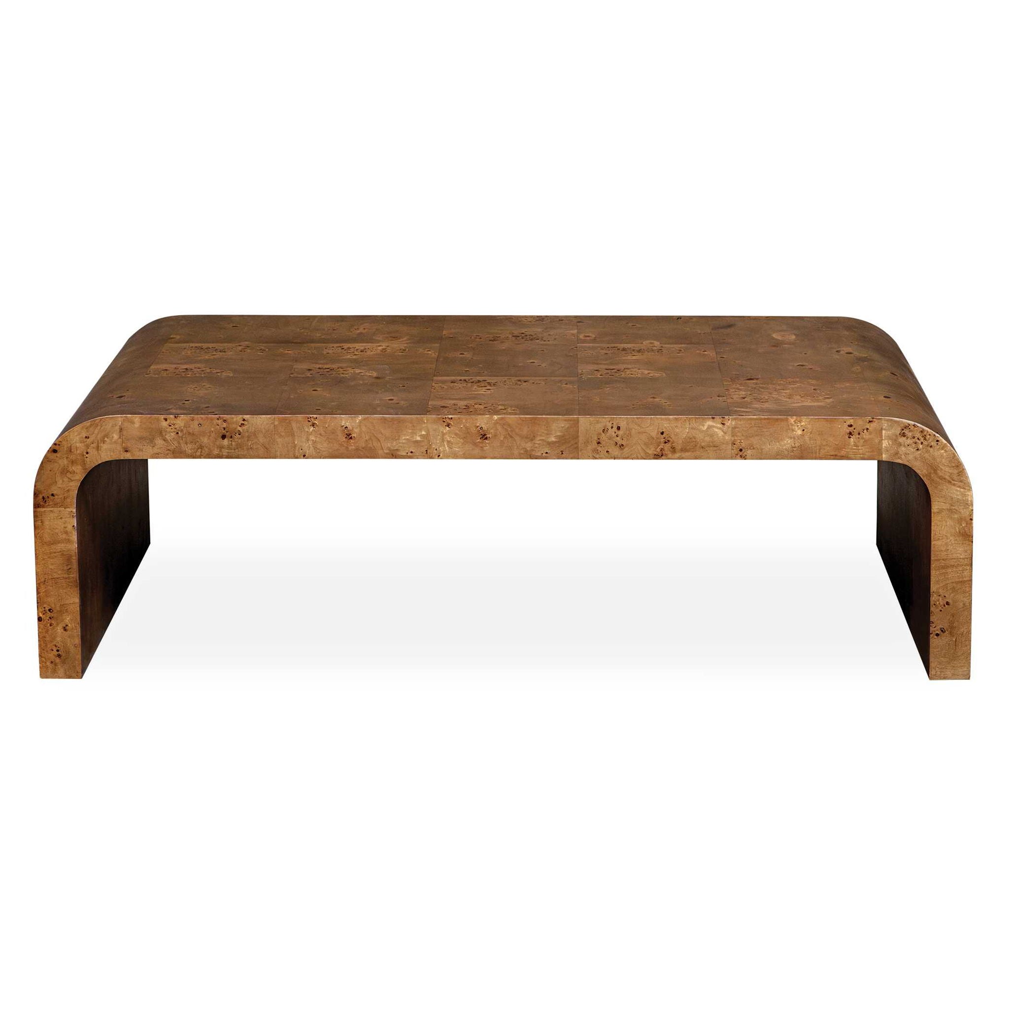 Carraway - Burl Wood Coffee Table - Woodtone