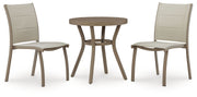 Mission Beach - Chairs With Table Set (Set of 3) - Beige