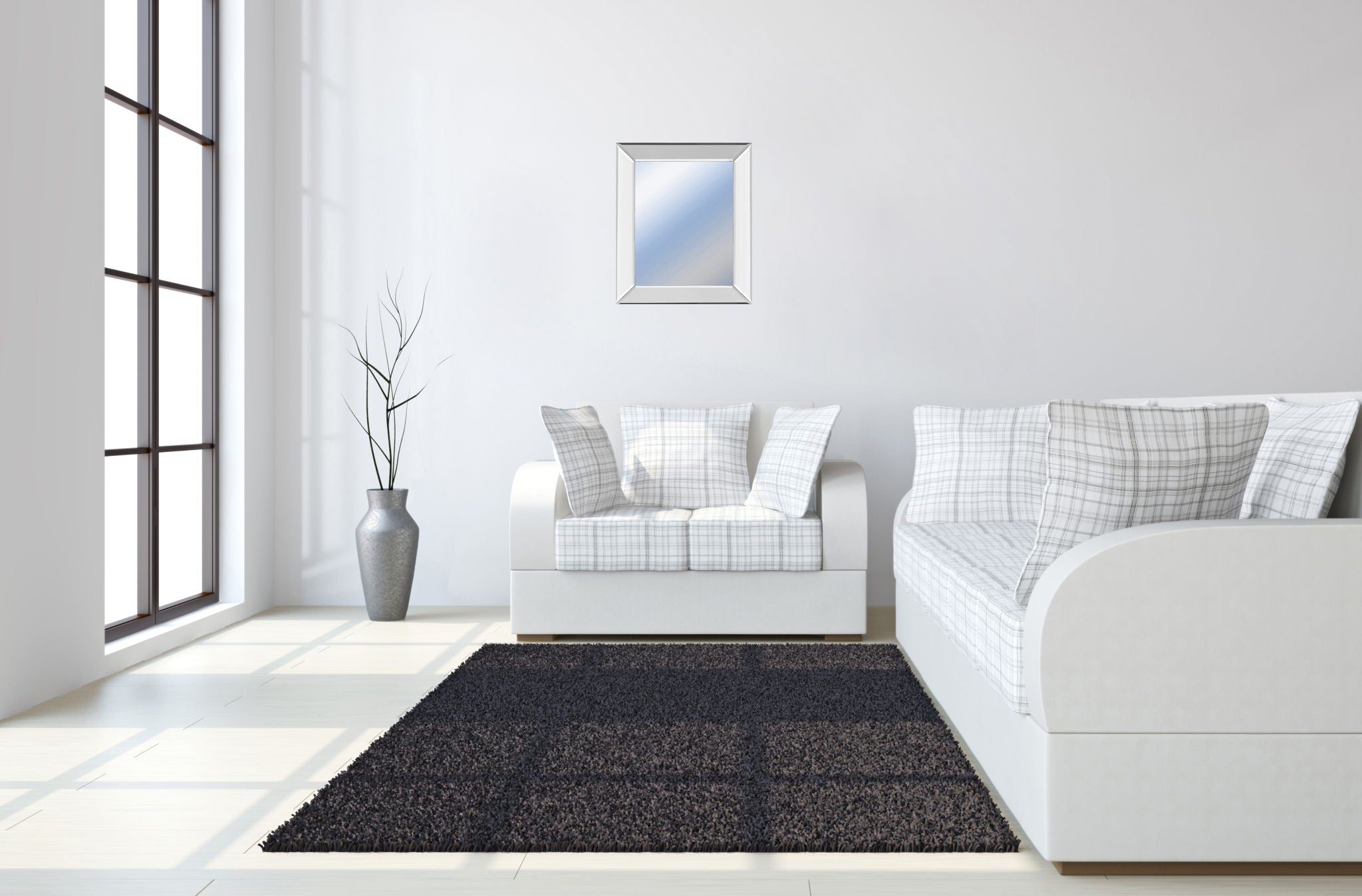 22x26 Decorative Framed Wall Mirror By Classy Art Promotional Mirror Frame #43 - Dark Brown