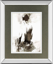 Ink Lady By Amiee Wilson Mirrored Frame - Dark Gray