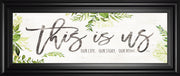 This Is Us By Marla Rae - Framed Print Wall Art - White