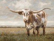 Out Standing In His Field By Amber Sterling (Framed) - Light Brown