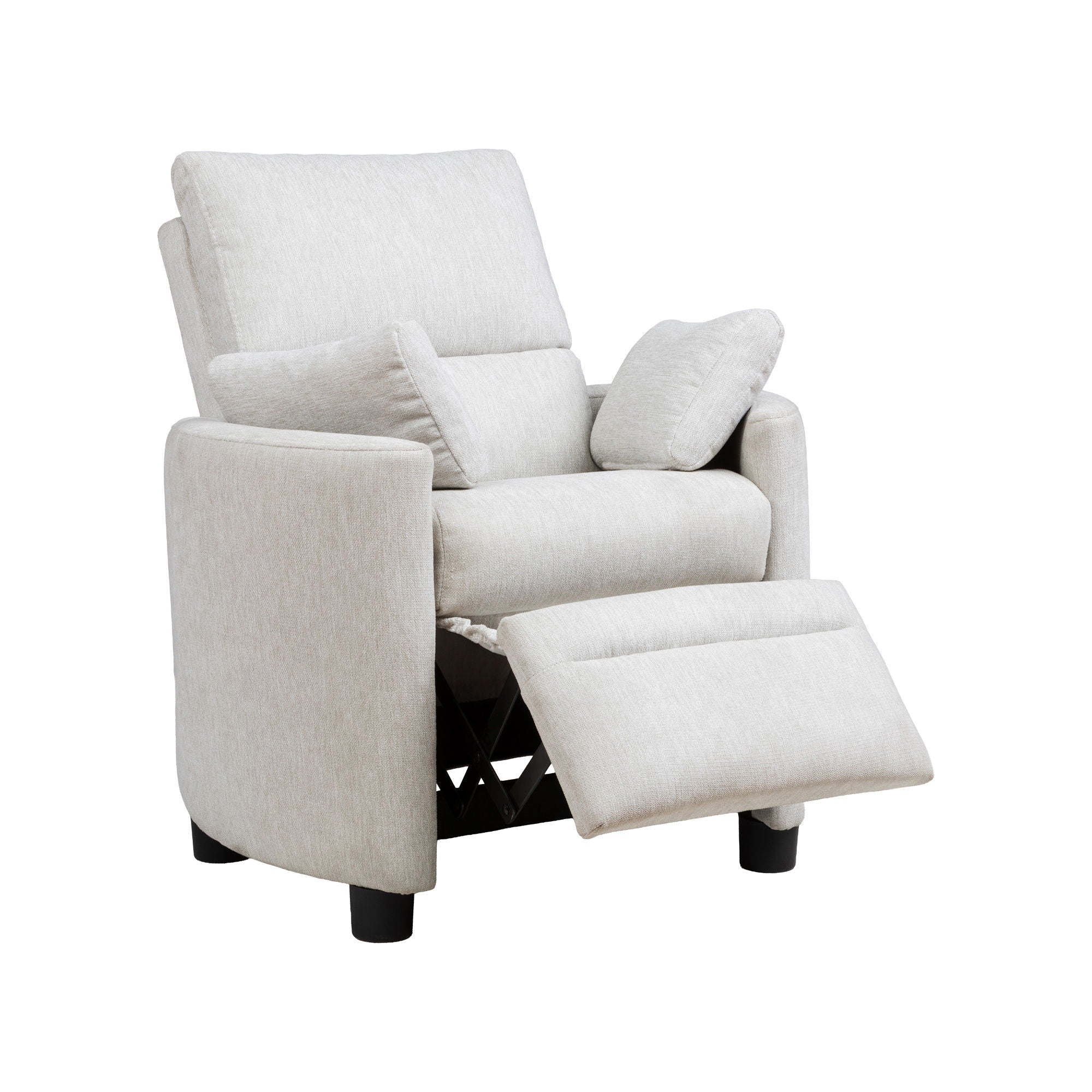 Compass - Kids Push Back Recliner - Frost