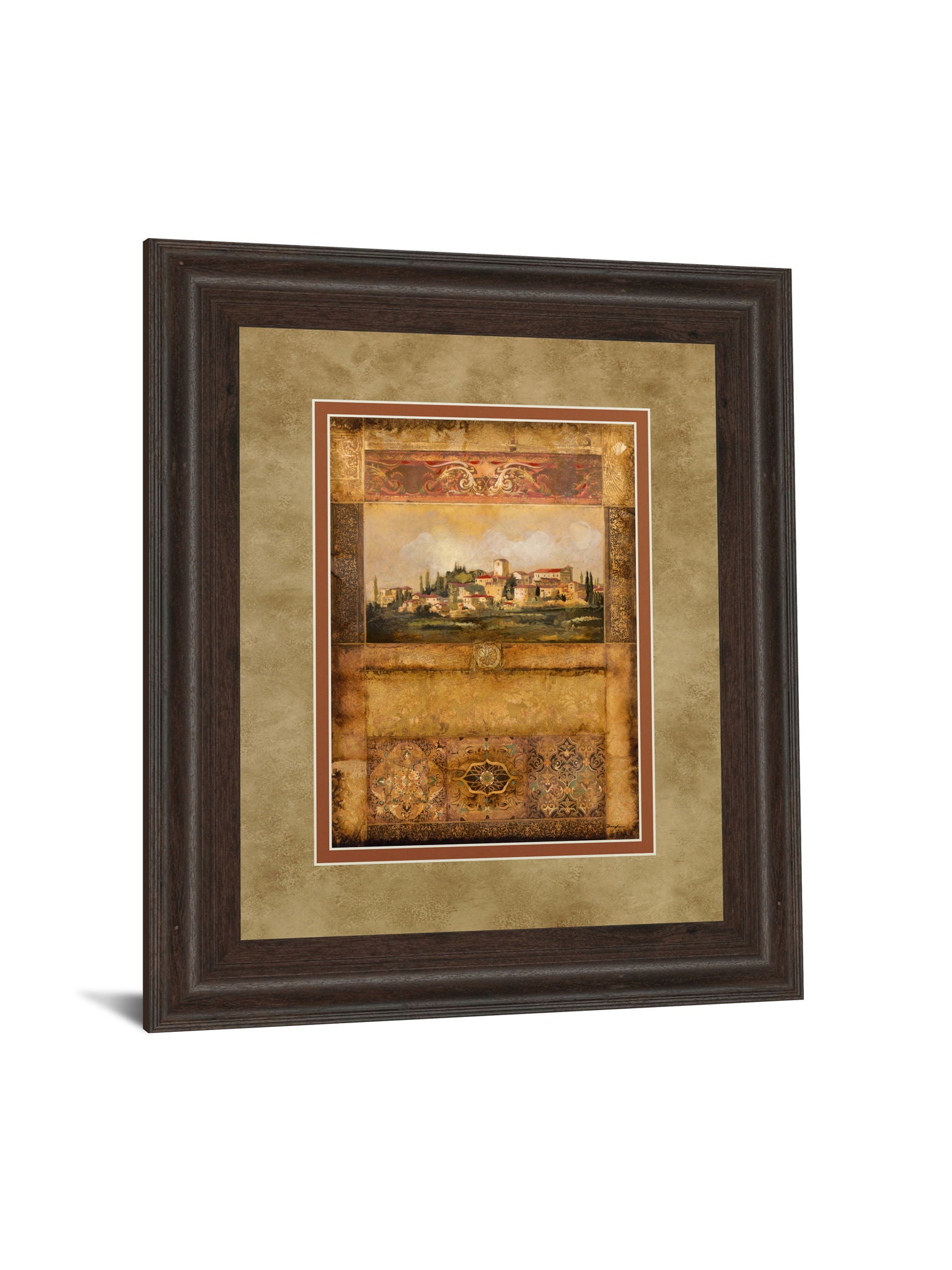Centimento I By Douglas - Framed Print Wall Art - Light Brown