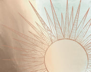 Celestial Sun Rising By Elizabeth Medley (Framed) - Light Brown