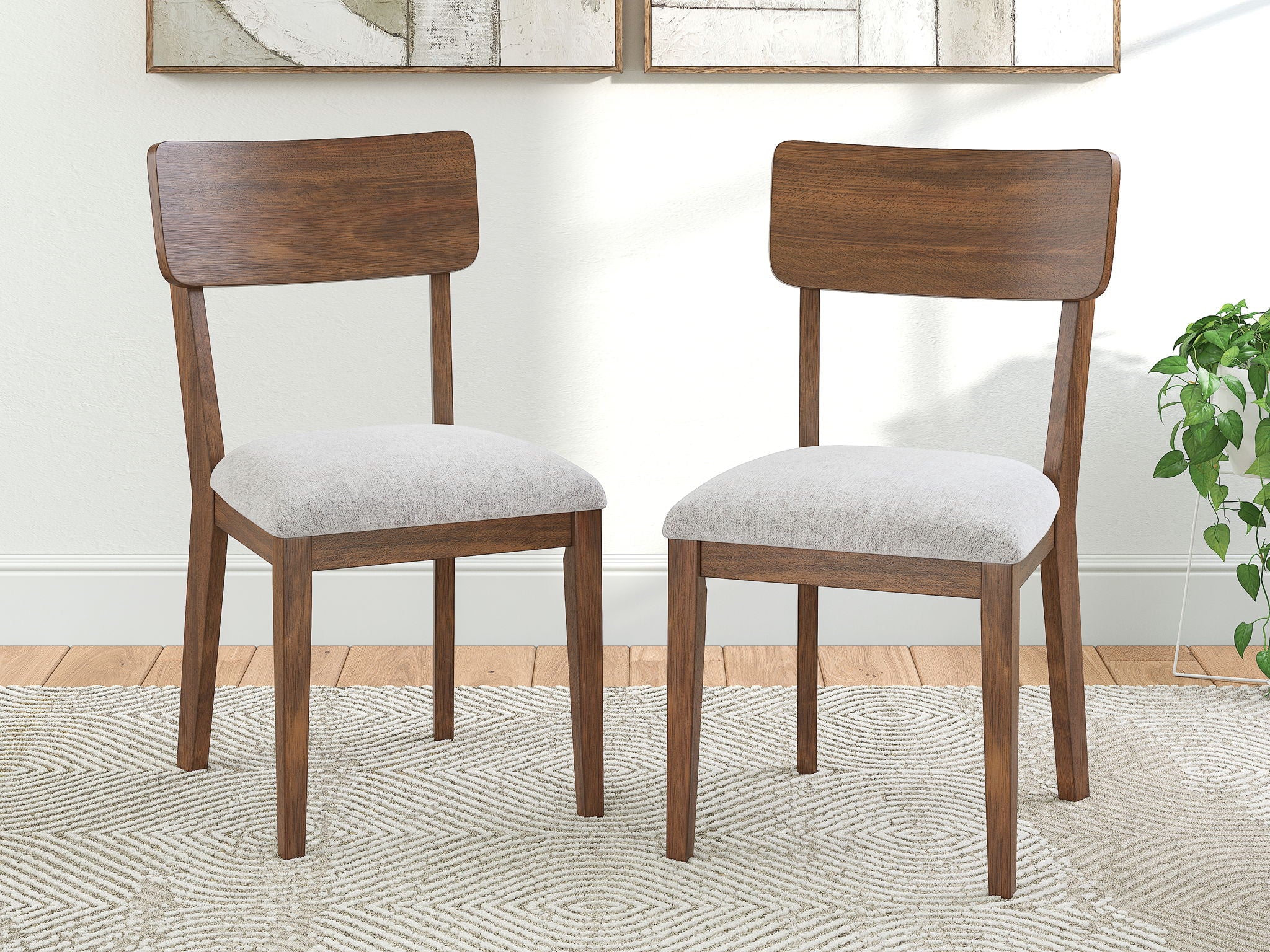Tameride - Dining Upholstered Side Chair (Set of 2) - Brown