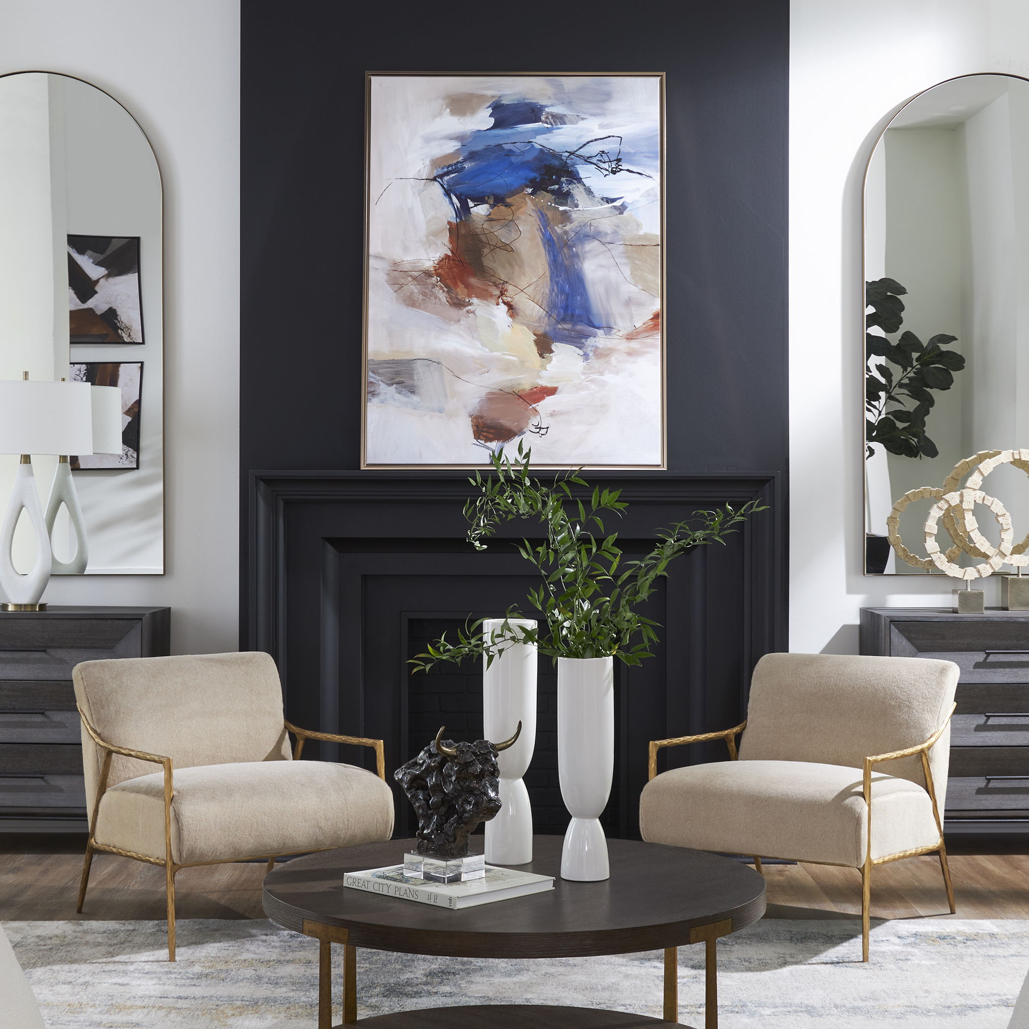Subtle Nuances - Framed Abstract Art
