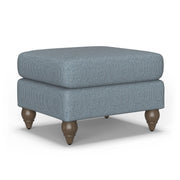 Moxy - Fabric Ottoman, Round Turned Legs