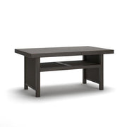 Mesa Valley - Rectangular Multi-Use Table With Umbrella Option - Dark Brown
