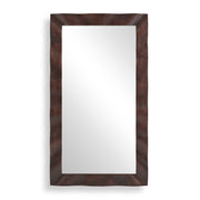 Wrinkle - Wavy Wood Mirror - Woodtone