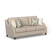 Gianna - Fabric Sofa With Nailhead Trim