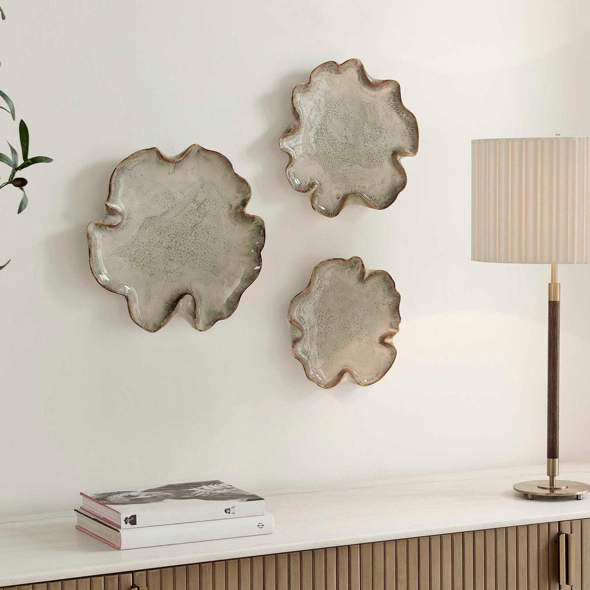 Selene - Wall Decor (Set of 3) - Gray