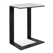 Kenora - Marble Accent Table - White