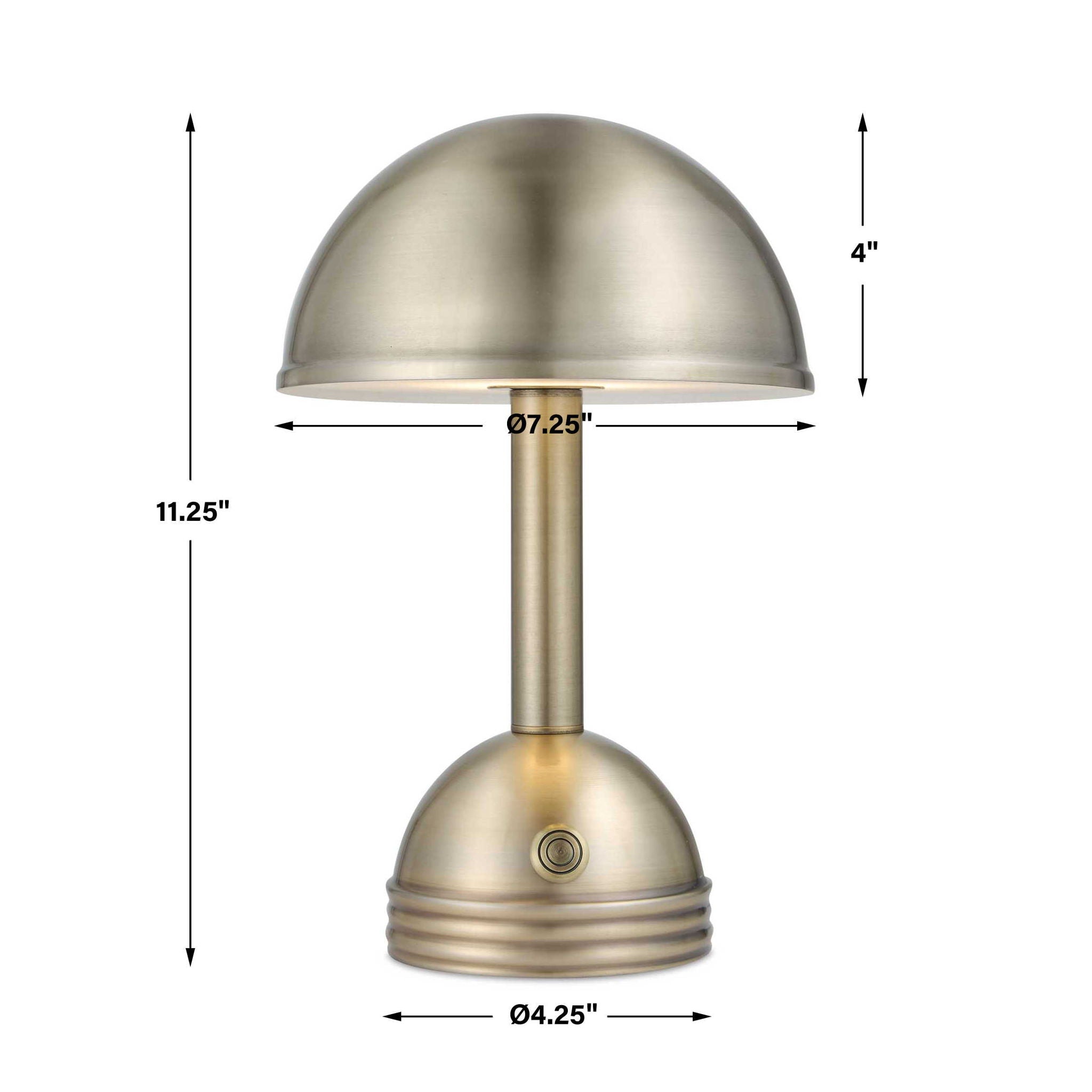 Breece - Rechargeable LED Accent Lamp - Bronze,Gold