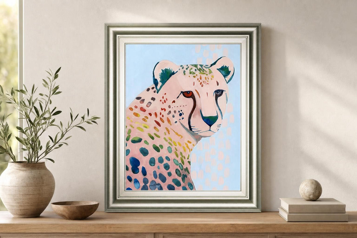 22x26 Jungle Spectrum III By Grace Popp - Pink
