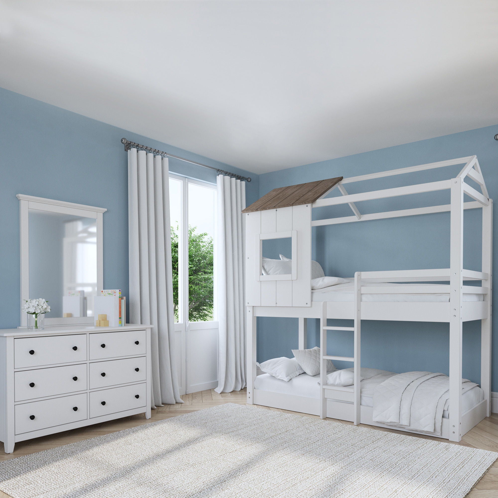 Lodge - Mirror - Cream