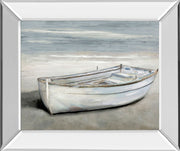 Beached By Mark Chandon - Mirror Framed Print Wall Art - Gray