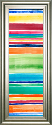 Cabana Panel I By Regina Moore - Framed Print Wall Art - Blue