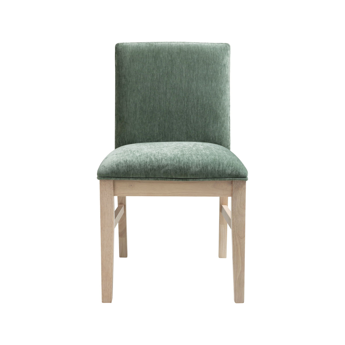 West End - Parson Chair With Sage Green Upholstery