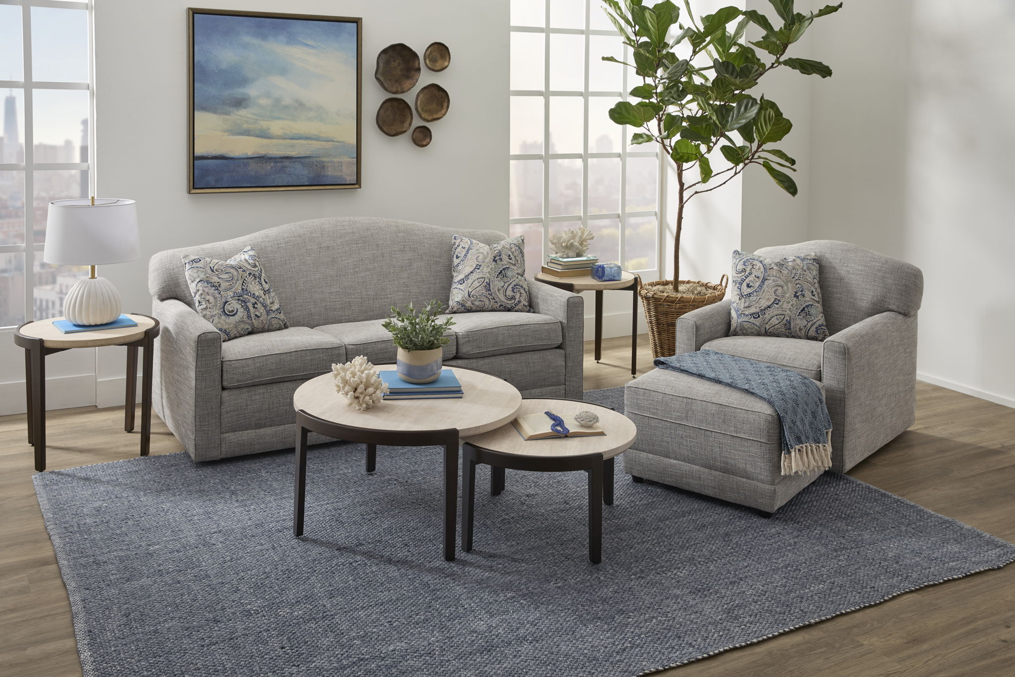Aggie - Fabric Sofa