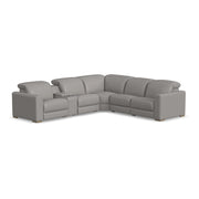 Aurora Leather Reclining Sectional