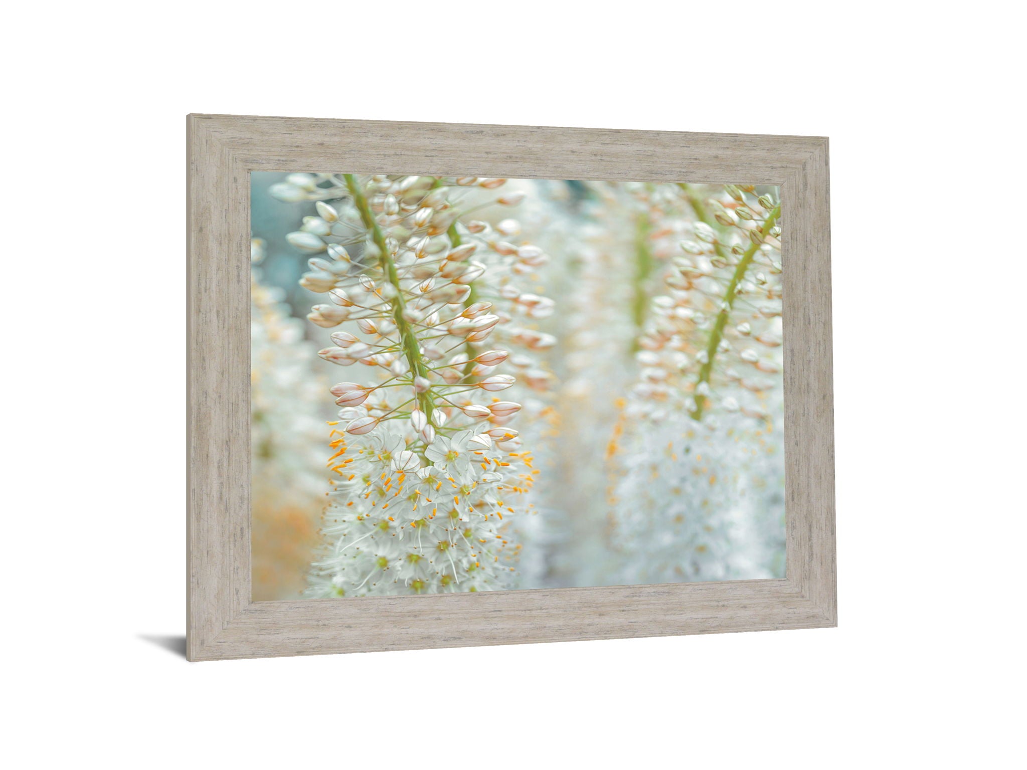 Whispering Blossoms - 28" x 34" Framed Wall Art - Beige