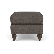 Moxy - Fabric Ottoman, Round Turned Legs