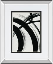 Spontaneous I By Farida Zaman Mirrored Frame - Gray