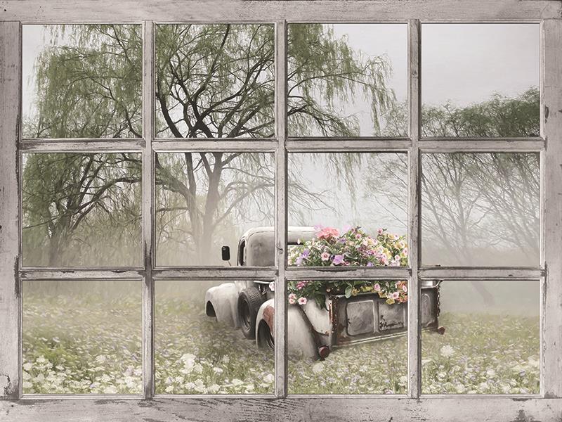 Spring Flowers By Lori Deiter - Green