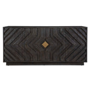 Faulkner - 4 Door Cabinet - Black