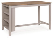 Harperfeld - Rectangular Dining Room Counter Table - Natural / Gray