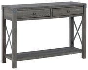 Freedan - Console Sofa Table - Grayish Brown