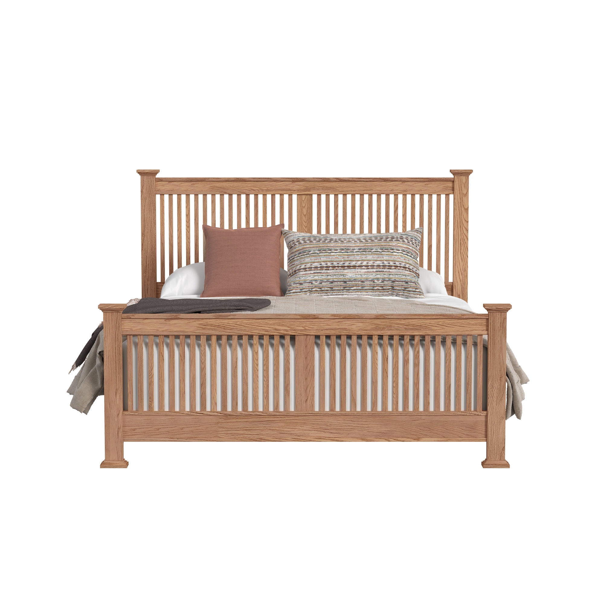 Oak Park - Slat Bed