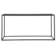 Coreene - Large Industrial Console Table - Black