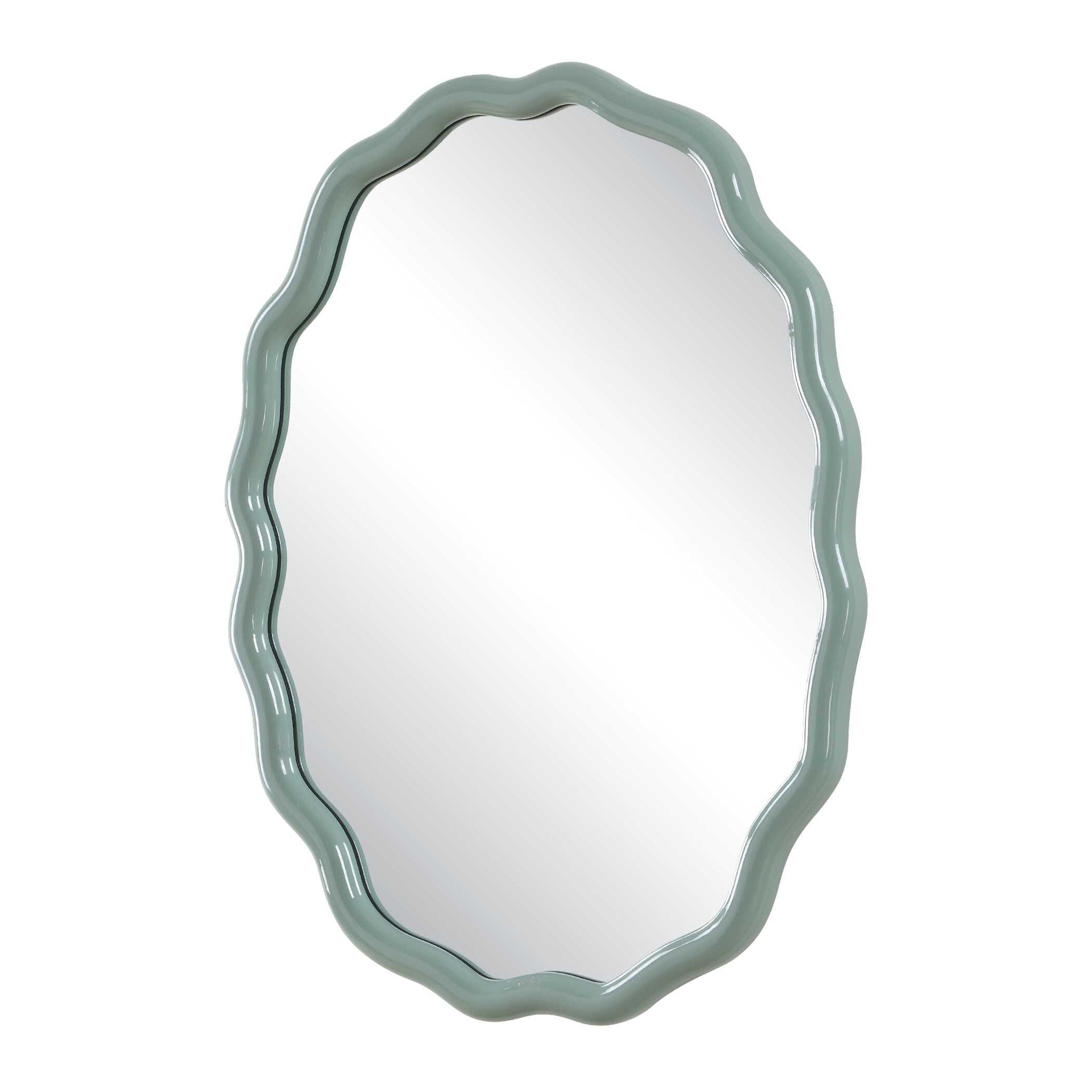 Isly - Robin's Egg Oval Mirror - Blue