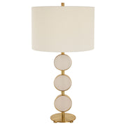 Three Rings - Contemporary Table Lamp - Beige