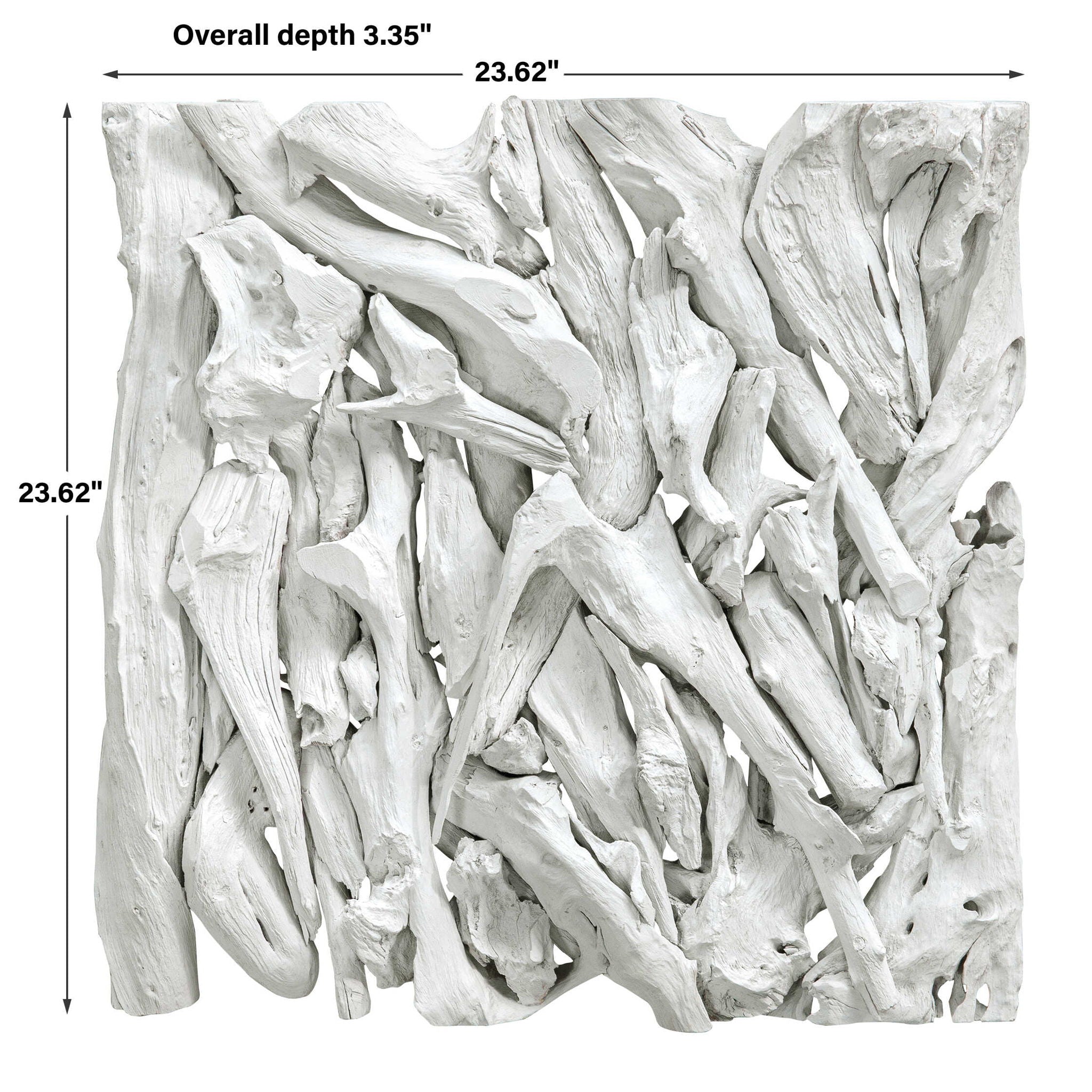 Rio - Coastal Wood Wall Decor - White