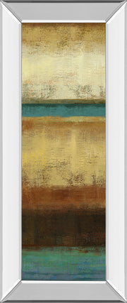 Earth By Allison Pearce - Mirrored Framed Print Wall Art - Beige