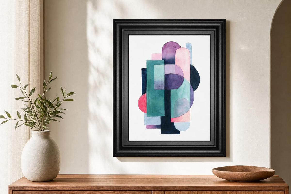 22x26 Urban Deco II By Grace Popp - Purple