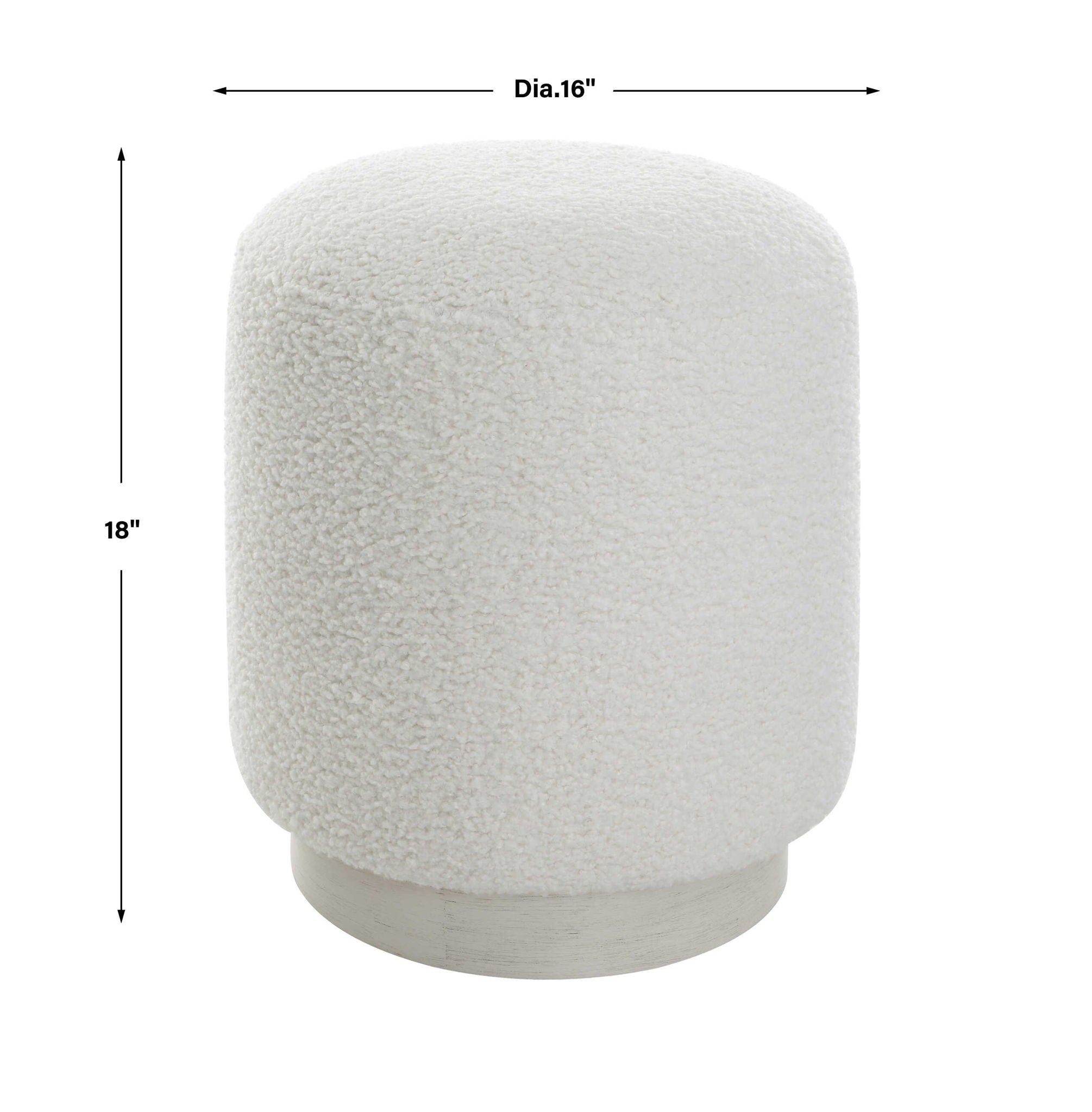 Avila - White Ottoman
