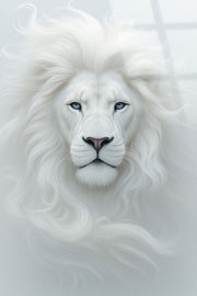 "Regal Majesty" Tempered Glass - White / Gray