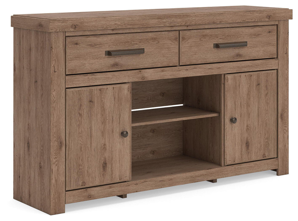 Garistyn - LG TV Stand With Fireplace Option