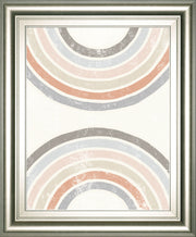 Over The Rainbow I By Moira Hershey - Framed Print Wall Art - Beige