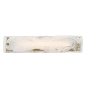 Taffy - 1 Light LED Swirl Glass Sconce - White