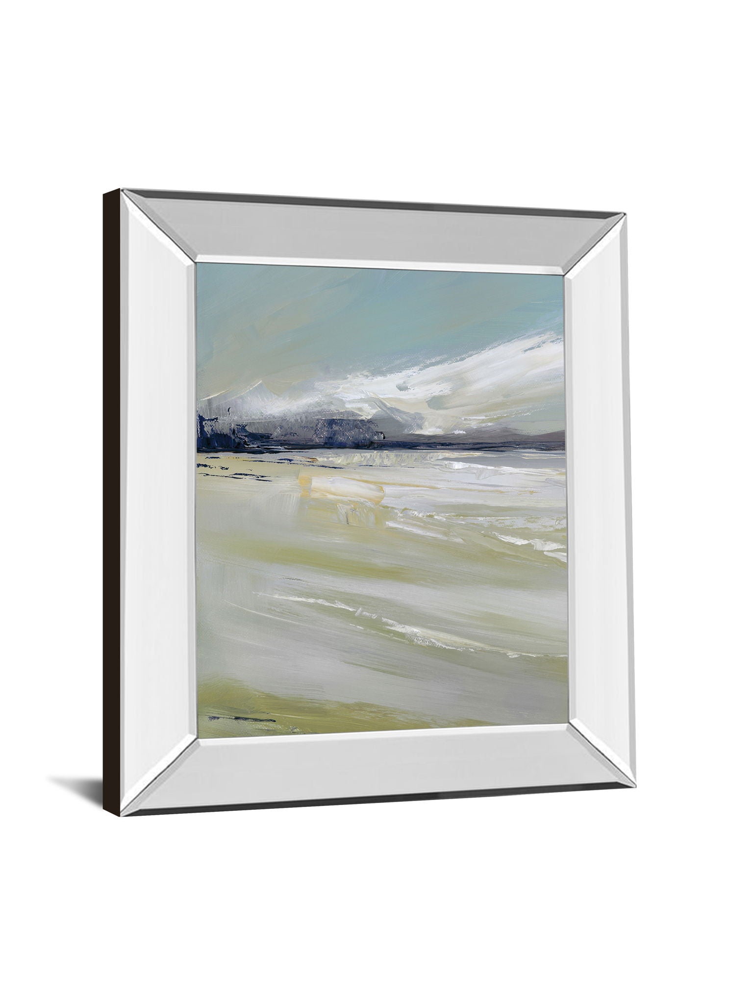 New Beginning By Fournier - Mirror Framed Print Wall Art - Gray