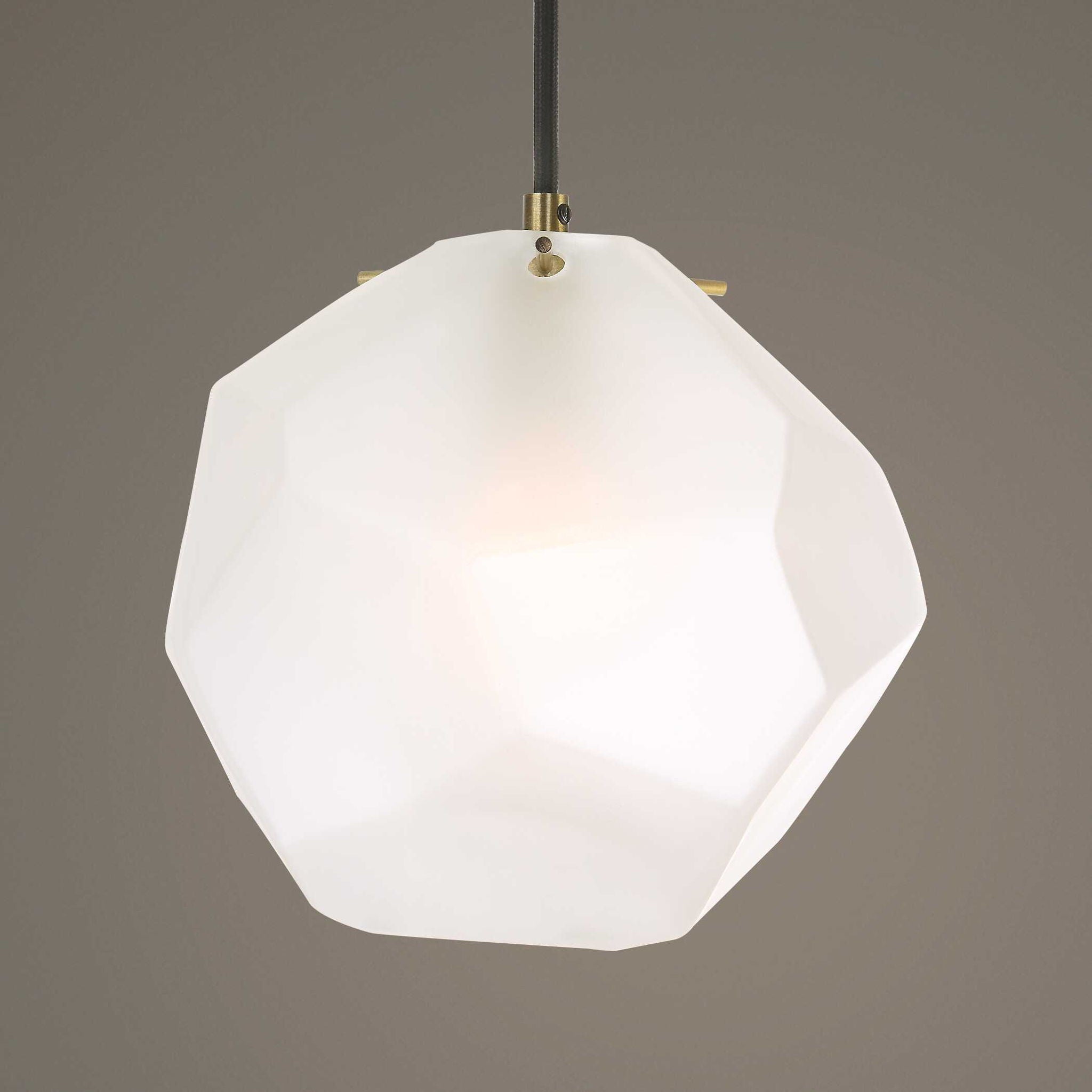Geodesic - 1 Light Mini Pendant - White