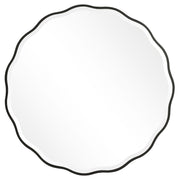 Aneta - Round Mirror - Black