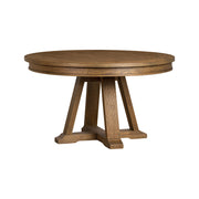 54" Round Poker Table - Whiskey
